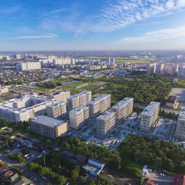 Проект и план застройки ЖК Небо в Краснодаре